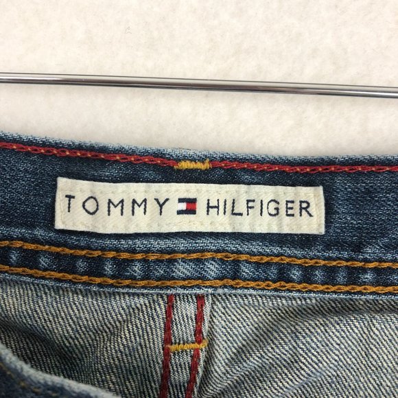 TOMMY HILFIGER Blue Straight Leg Jeans Women's Size 6R Medium Wash Denim Cotton - Picture 7 of 9